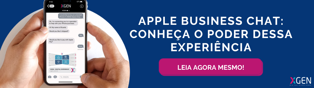 Realidade aumentada - Apple Business Chat
